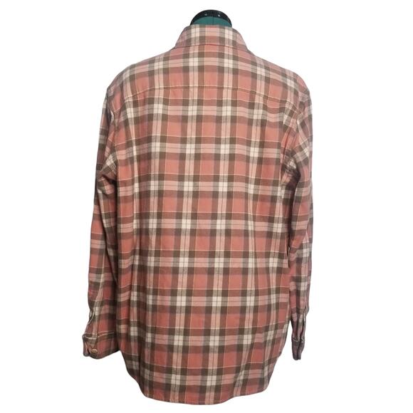 Lauren Ralph Lauren Vintage Plaid Flannel Shacket Work Shirt, Size L - Picture 2 of 11